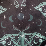 Aromatherapy Weighted Eye Mask - Teal Celestial Moth