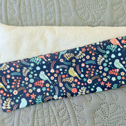 Aromatherapy Weighted Eye Mask - Dark Floral with Birds