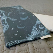 Aromatherapy Weighted Eye Mask - Teal Celestial Moth