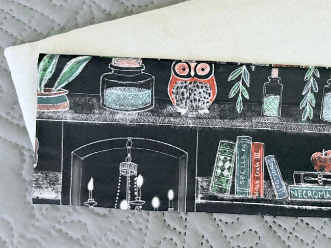 Aromatherapy Weighted Eye Mask - Witchy Bookshelf