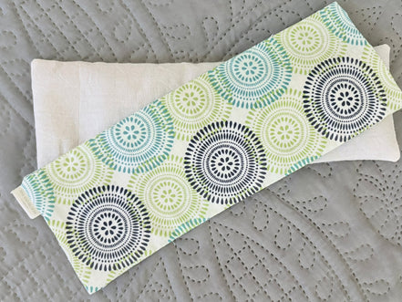 Aromatherapy Weighted Eye Mask - Burst of Greens