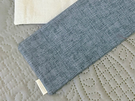 Aromatherapy Weighted Eye Mask - Gray Navy Tweed